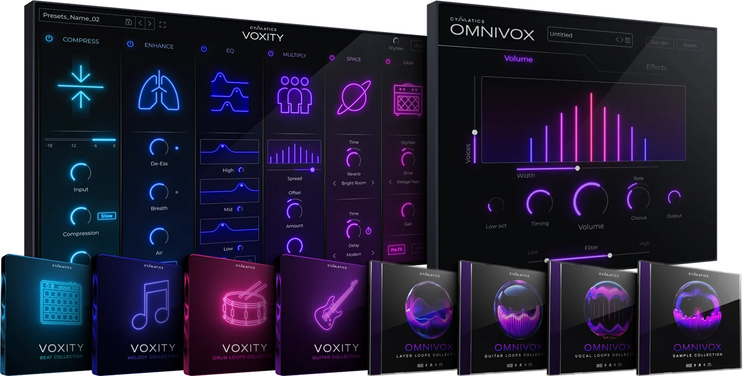 VOXITY: Vocal Mixing Plugin + OMNIVOX: Voice Engine Plugin